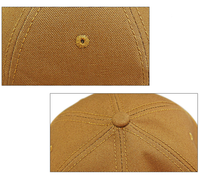 Casquette de baseball en toile unisexe ajustable, 1 pièce, sans visière, chapeau docker, grandes têtes