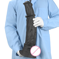 Plug anal XXL en silicone souple, extra-large et extra-long, style pénis, pour hommes et femmes, jouet sexuel, godemiché, fournisseur de jouets sexuels