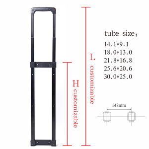 Xử lý trường hợp chuyến bay chốt Túi hành lý phụ kiện hộp âm thanh phần cứng mùa xuân gấp kim loại kính thiên văn Xe đẩy xử lý - Product Image 3