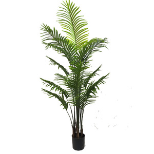 Plantas Verdes Artificiales Personalizadas para Exteriores KH, Chrysalidocarpus <span class=keywords><strong>Lutescens</strong></span> Artificial para Decoración del Hogar y Hoteles - Product Image 4