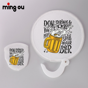 Tùy Chỉnh In Ấn Thăng Hoa Trống Có Thể Gập Lại Fan Xử Lý Pouch Bay Đĩa Người Hâm Mộ Cầm Tay Nylon Có Thể Gập Lại - Product Image 1