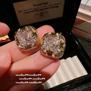 Pendientes <span class=keywords><strong>de</strong></span> borla con forma <span class=keywords><strong>de</strong></span> medusa y patrón <span class=keywords><strong>de</strong></span> nubes rosas brillantes vintage, con gemas, para <span class=keywords><strong>mujer</strong></span>, diseño <span class=keywords><strong>de</strong></span> huevo, color rosa princesa - Product Image 6