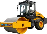 Rouleau compresseur vibrant à tambour unique CNCMC TRSH06, force 85KN, largeur de tambour 1520mm, 6 tonnes, type cabine, pour compactage de sol et d'asphalte