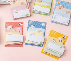 Creative Multi-Color Self-Adhesive Cartoon Cute <b>Memo</b> <b>Pads</b> High Quality Office Supplies for Learning and School Use Must-Have - Product Image 6