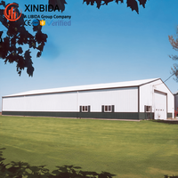 Bâtiment Agricole Préfabriqué en Acier – Kits de Hangar à Structure Métallique Économiques pour Stockage Agricole, Entrepôt et Grange