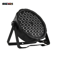 SHEHDS Silent Slim 54x3W Par RGBW Projecteur LED Par plat en plastique DMX512 pour scène et mariage