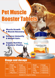 Suplemento Vitboo OEM para el Crecimiento Muscular de Mascotas, Perros, Aumenta la Proteína, Promueve el Desarrollo Muscular, Tabletas para Ganar Músculo - Product Image 2