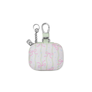 Nouveauté : Mini porte-monnaie en cuir PU et étui pour écouteurs sans fil - Pochette portable à fermeture éclair avec mousqueton pour AirPods - Product Image 5