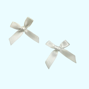 Assortiment de mini nœuds en ruban <span class=keywords><strong>satin</strong></span>é pré-noués en tissu pour emballage cadeau, artisanat et décoration de fête - Product Image 5