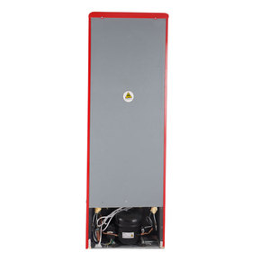Réfrigérateur BCD-138V Rouge Populaire Rétro à Congélateur Supérieur, Double Porte, Vertical, Dégivrage Automatique - Product Image 5