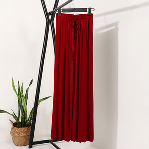 All'ingrosso primavera ed estate pantaloni larghi a vita alta lunghi ghiaccio seta Streetwear all'aperto pantaloni da Jogging per le donne - Product Image 2