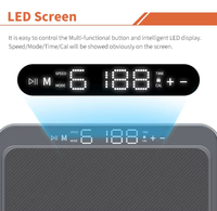 Plataforma Vibratoria Eléctrica Portátil y Resistente de ABS con Pantalla LED, 220V, para Adelgazar y Hacer Ejercicio, Peso Máximo del Usuario 120kg, 2026