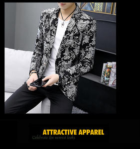 เสื้อเบลเซอร์สีทองสำหรับผู้ชาย,เสื้อเบลเซอร์ทรงสลิมฟิตพลัสไซซ์แต่งงานคุณภาพสูงสำหรับฤดูใบไม้ร่วงและฤดูหนาว2022 - Product Image 6