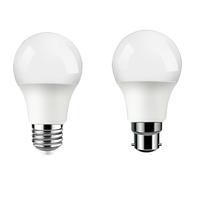 LED haute luminosité A60 économie d'énergie E27/B22 8W 220V ampoule blanc chaud pour la maison salon