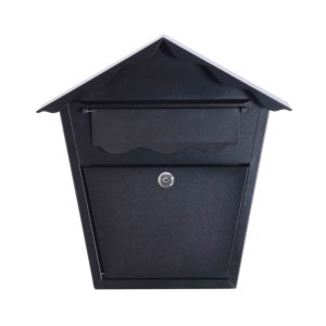 Buzón de Correos con Cerradura <span class=keywords><strong>para</strong></span> Montar en la Pared, Buzón de Seguridad Triangular Horizontal, Buzón de Correos Vertical Impermeable <span class=keywords><strong>para</strong></span> Exteriores con Llave - Product Image 1
