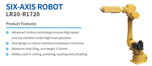Nuovo Robot di passaggio a caldo braccio robotico industriale manufilatore a 6 assi portata di lavoro - Product Image 2