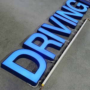 Enseigne lumineuse publicitaire extérieure à LED, lettres lumineuses pour devanture de magasin, enseigne 3D en acrylique, logo personnalisé, enseigne électronique - Product Image 1