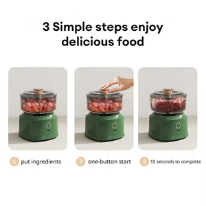 Nueva Máquina de Cocina Multifuncional, Picadora de Carne Eléctrica Inalámbrica, Picadora de Ajo de Plástico para el Hogar, Procesador de Alimentos para Bebés - Product Image 5