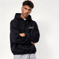 Sweat-shirt à capuche surdimensionné pour homme, 100% coton, broderie, logo personnalisé accepté, streetwear, pour commande en gros