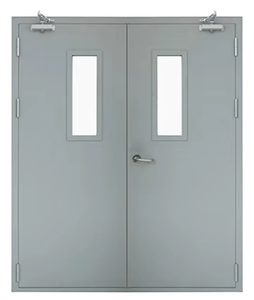<span class=keywords><strong>Porte</strong></span> de sécurité ignifuge en acier inoxydable de qualité commerciale |   Plaque de <span class=keywords><strong>seuil</strong></span> renforcée |   Classe de sécurité incendie des bâtiments - Product Image 1