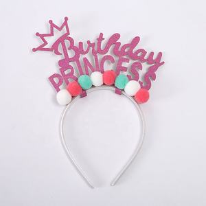 Christmas Party Kids Glitter Headbands Candy Colored Headdress Hair Accessories Cartoon Star Elements Sweet Style Plastic - Product Image 5