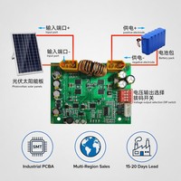 Module de contrôleur de charge solaire intelligent MPPT 100W 10A 12V/24V LiFePO4 PCBA pour système PV hors réseau et stockage d'énergie extérieur