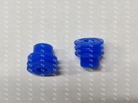 TE Silikon Einzeldrahtdichtung (SWS) 1394512-1 Automobilkabelbaum-Steckverbinder Blauer Wasserdichter Ringstecker Massiver Stecker