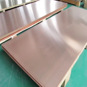 Feuille de cathode de cuivre OEM 4mm 5mm 6mm Feuille de cuivre ASTM T2 H65 H62 c19200 - Product Image 1