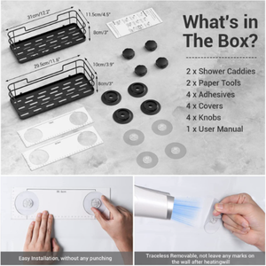 Estante Esquinero Adhesivo de <span class=keywords><strong>Acero</strong></span> <span class=keywords><strong>Inoxidable</strong></span> Moderno <span class=keywords><strong>para</strong></span> <span class=keywords><strong>Ducha</strong></span>, Soporte Triangular de Pared <span class=keywords><strong>para</strong></span> Almacenamiento en Baño - Product Image 6