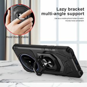 Fundas de teléfono móvil resistentes para <span class=keywords><strong>TCL</strong></span> 60 XE NxtPaper 5G 50 LE 40 XE 30 SE Ring Kickstand a prueba de golpes Bumper Protection Phone Cover - Product Image 2