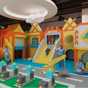 Piccolo dottore personalizzabile per interni/esterni Soft Eva Building Block giocattolo paradiso per bambini scivolo per le attività familiari castello impertinente - Product Image 2