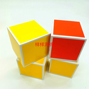 Dés carrés en EVA, épaisseur 40 mm, densité 0,08, pour jouets mathématiques, âge 3-6 ans, unisexe, couleur jaune, couleur au choix - Product Image 4