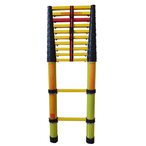 Tragbare leichte isolierte Teleskop-Glasfaser-Trittleiter für die Elektro technik - Product Image 1