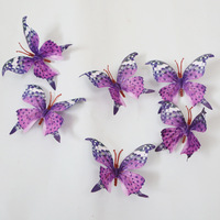 Mini fleurs artificielles en forme de papillon pour l'aménagement de fond de scène de mariage, la décoration murale de la maison, la création d'ambiance pour la Saint-Valentin