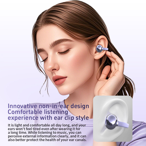 DOQAUS W18 Hot Selling Ear Hook Ear Clip <strong>Earphone</strong> HIFI Stereo Wireless Headphones Light ENC Outdoor Sports Waterproof <strong>Earphones</strong> - Product Image 6