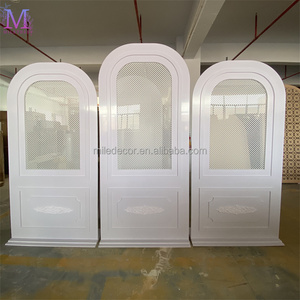 Arche de toile de fond pour événements de mariage, en acrylique et PVC, avec éclairage RGB pour scène de mariage - Product Image 6