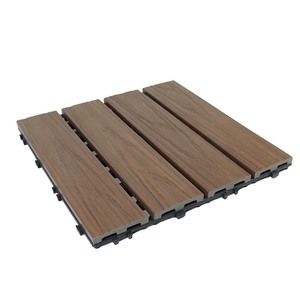 Baldosas de Madera Plástica Compuesta (WPC) para Patio y Piscina, Resistentes al Agua y a los Rayos UV, Encajables, para Terraza, DIY - Product Image 2