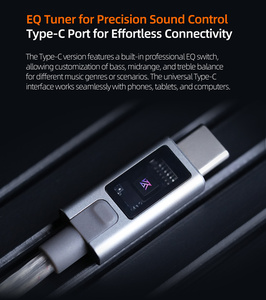 KZ M2 Chuyên Nghiệp Đầy Đủ Phạm Vi Dac Giải Mã Dual HD Ba Mức Độ Điều Chỉnh Microphone Type-C Giao Diện Bạc Mạ Cáp - Product Image 2