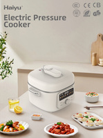 Cuisinière à pression électrique multifonctionnelle de 4 L avec contrôle numérique, cuve antiadhésive, puissance de 1300 W