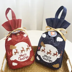 Environmental Luxury Christmas Packaging Gift Bags Distributor Factory Direct Sale Price