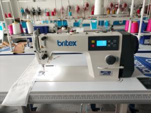 ขายร้อน BR-M2-D2 ไดรฟ์ตรง lockstitch จักรเย็บผ้าอุตสาหกรรมพร้อมฟังก์ชั่นจอนอัตโนมัติ - Product Image 3