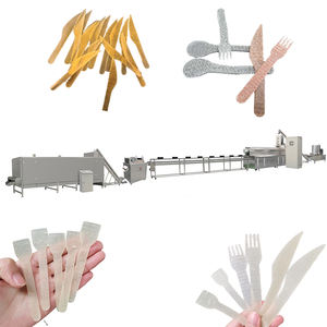 Assurance qualité couverts <span class=keywords><strong>assiette</strong></span> fourchettes couteaux cuillères faisant la machine ligne de production de couverts comestibles - Product Image 2