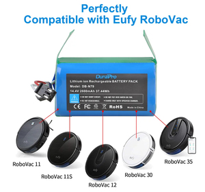 Batería de 2600mAh para aspiradora Ecovacs <span class=keywords><strong>Deebot</strong></span> <span class=keywords><strong>N79</strong></span> N79S DN622 DN621 601, EXCELLENCE 990, Robovac 11 11S 12 15C 15S 35C - Product Image 6