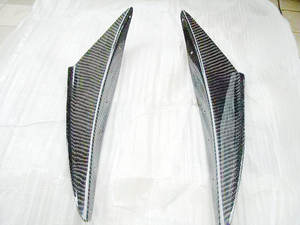 De fibra de carbono piezas del coche para la evolución 6 parachoques delantero Canard - Product Image 5