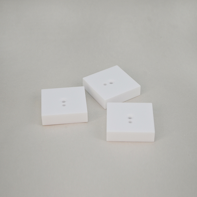 High Precision Alumina Perforated Insulating Ceramic Block Electronic Insulating Alumina Ceramic Wear Resistant Liner/Tile