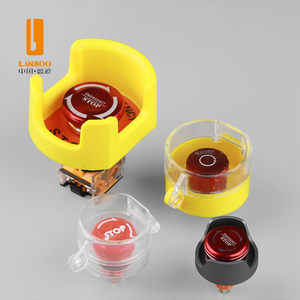 <span class=keywords><strong>Bouton</strong></span> <span class=keywords><strong>d</strong></span>'arrêt <span class=keywords><strong>d</strong></span>'<span class=keywords><strong>urgence</strong></span> LANBOO 16/19/22 mm, protection étanche à l'eau et à la poussière, empêche une utilisation incorrecte avec un design à trou de serrure - Product Image 3