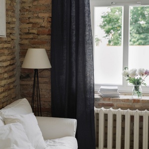 Linen <b>Curtains</b> Fabric Floor <b>Curtain</b> <b>Window</b> Drape Wholesale Customizable Pure for Home for the Living Room Linen Europe Woven - Product Image 4