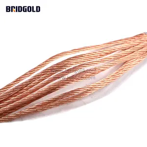 Flexible Or Hard Drawn Customized Stranded Copper Wire And Cable