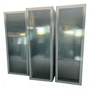 Pantalla de congelador de puerta de vidrio vertical comercial de una sola temperatura Refrigerador comercial de un solo vidrio para enfriamiento de ensaladas - Product Image 4