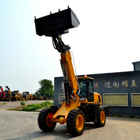 Chargeur frontal télescopique articulé 4x4 de 3 tonnes de haute qualité fabriqué en Chine avec une puissance de creusement élevée pour la construction